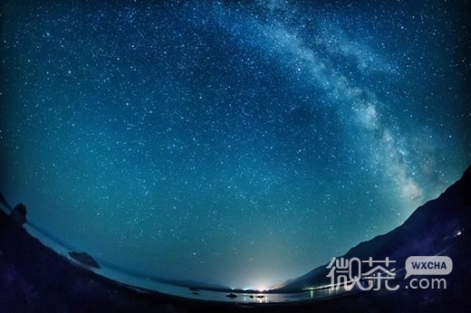 唯美星空卡通微信图片 漫天星星