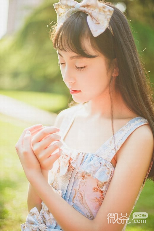 唯美单纯气质美女微信高清图片 面若桃花