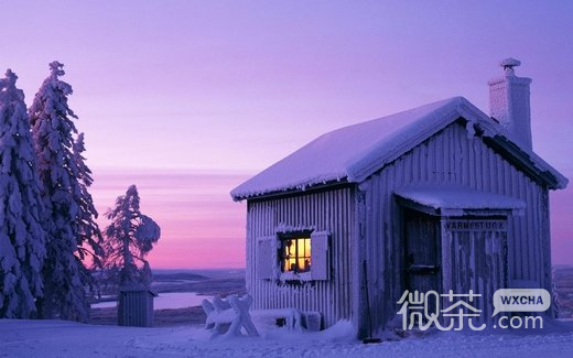 冬季风景唯美伤感微信高清图片 冰魂雪魄