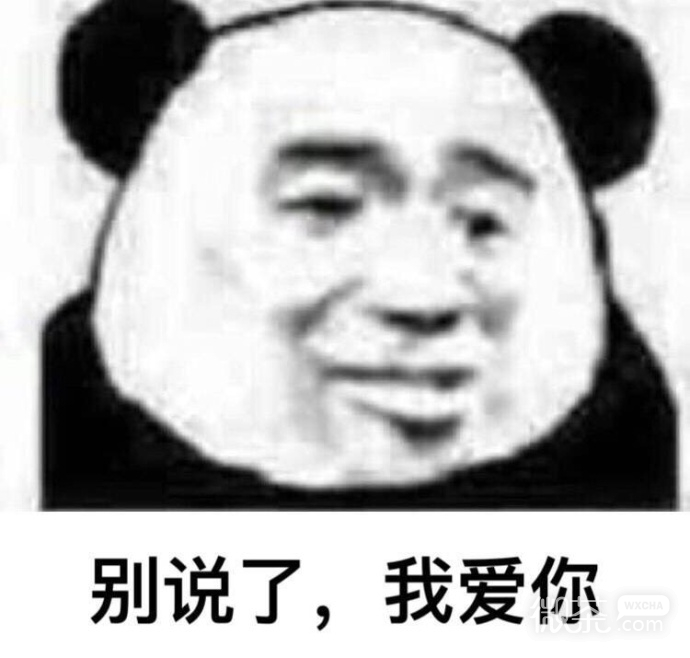 熊猫头当然是父爱系列微信恶搞表情包