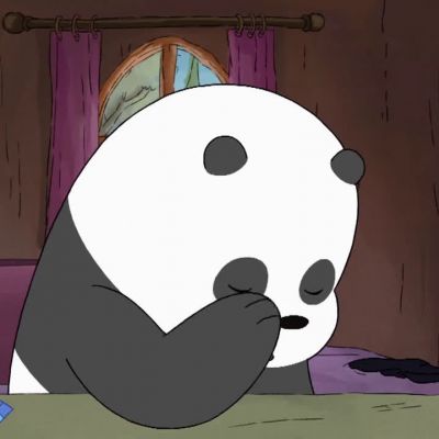 萌萌哒熊猫人系列微信头像