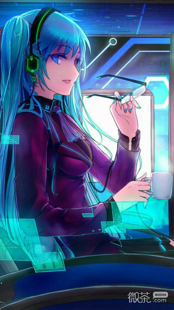 初音未来微信聊天背景