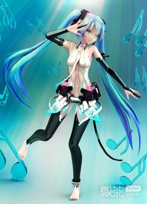 初音未来微信聊天背景