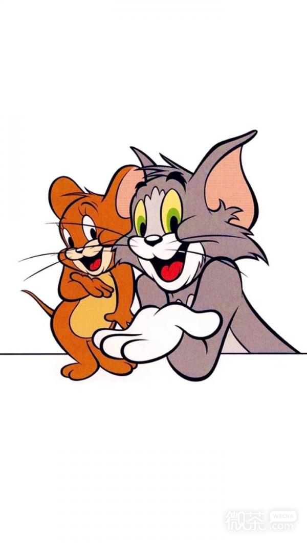 微信猫和老鼠可爱卡通头像