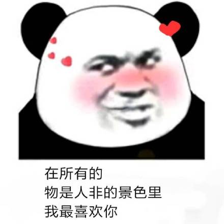 可爱萌萌哒的快乐海星熊猫头微信表情包合集下载