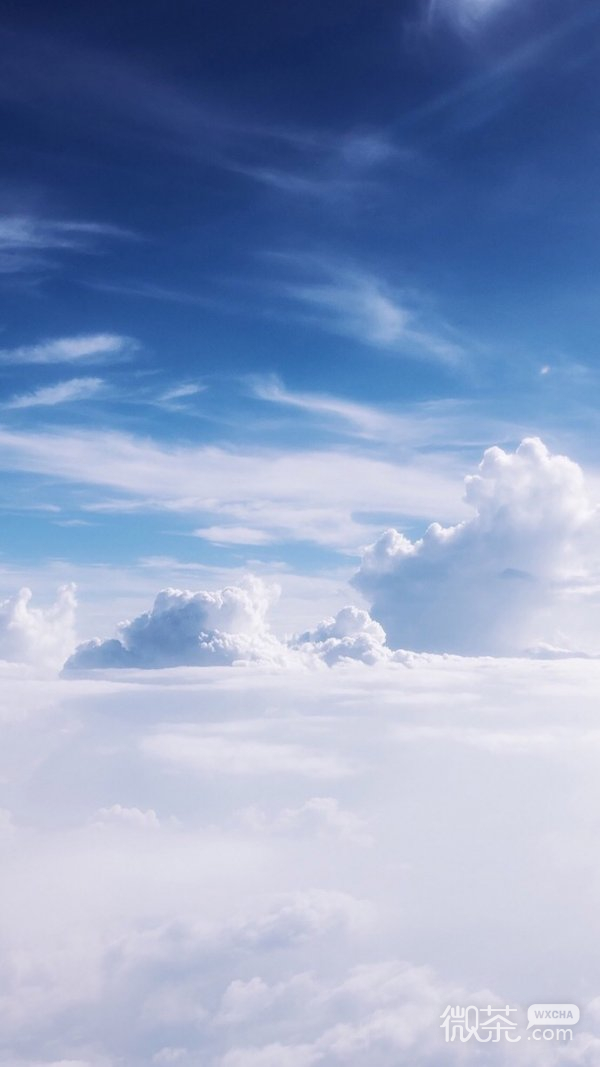 微信唯美个性云朵聊天背景