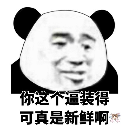 熊猫头恶搞斗图微信表情包