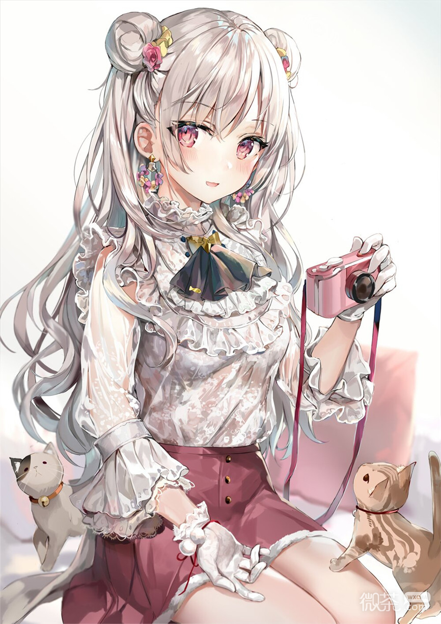 微信可爱二次元女生图片