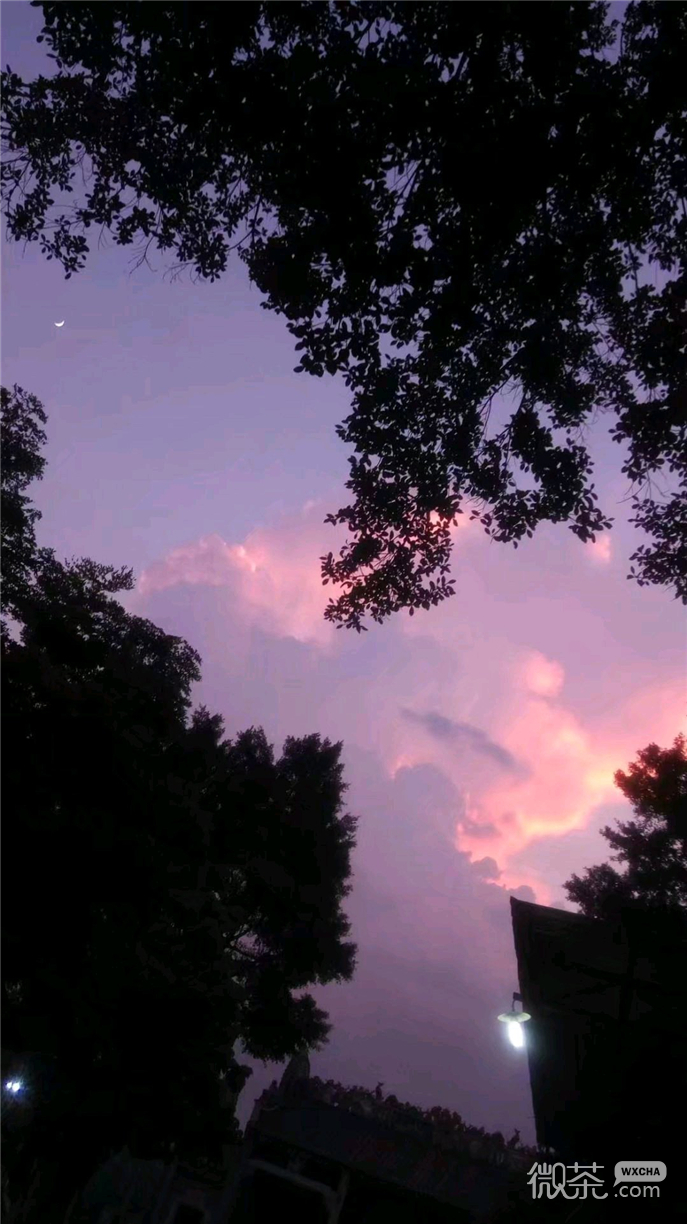微信唯美天空聊天背景