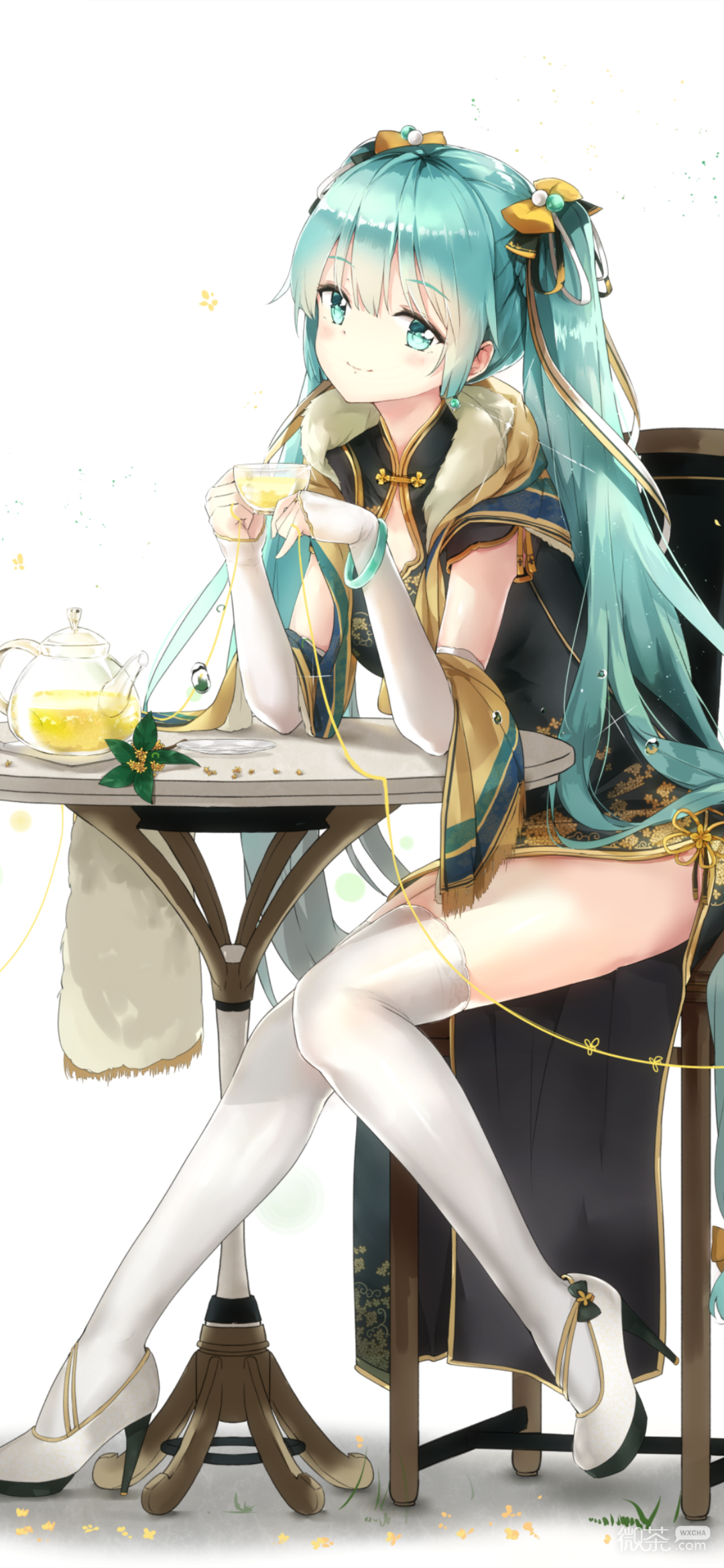微信唯美高清初音未来聊天背景