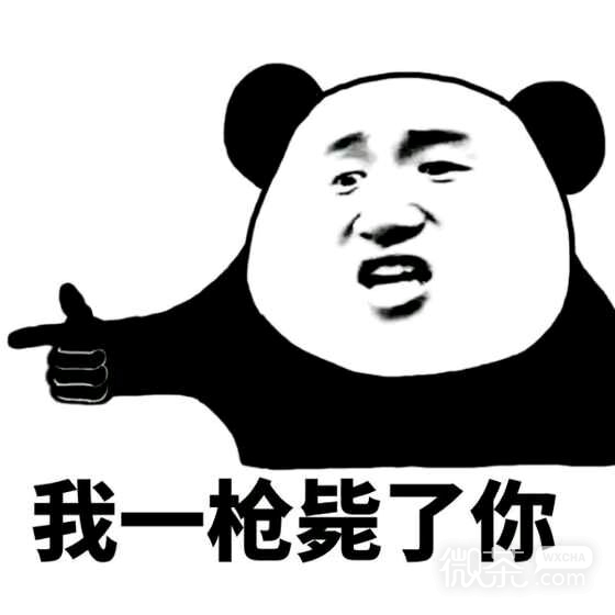熊猫头傻屌斗图微信表情包