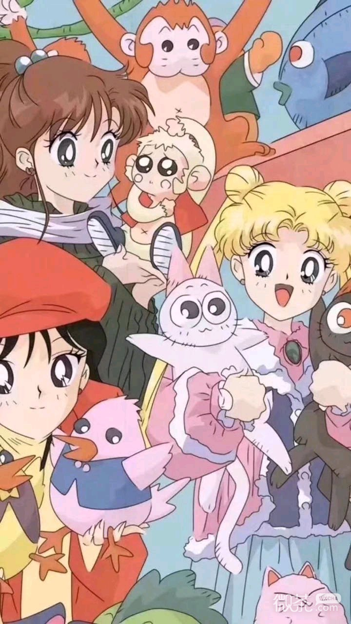 简约粉嫩卡通少女心手机壁纸