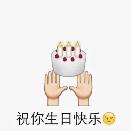 emoji生日祝福系列微信表情包下载