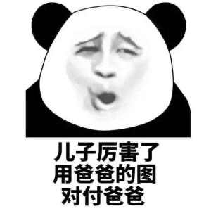 搞笑带字的微信熊猫头表情包合集