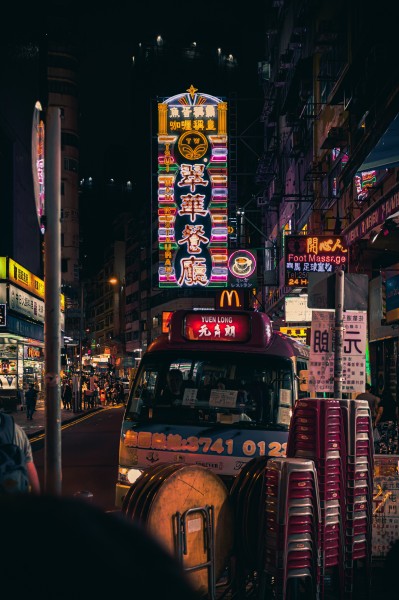 好看的微信香港城市意境摄影图片