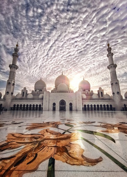 唯美好看的微信清真寺建筑摄影图
