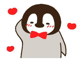 可爱萌萌哒的微信动态小企鹅表情包