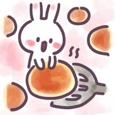 可爱萌萌哒的微信卡通兔子头像