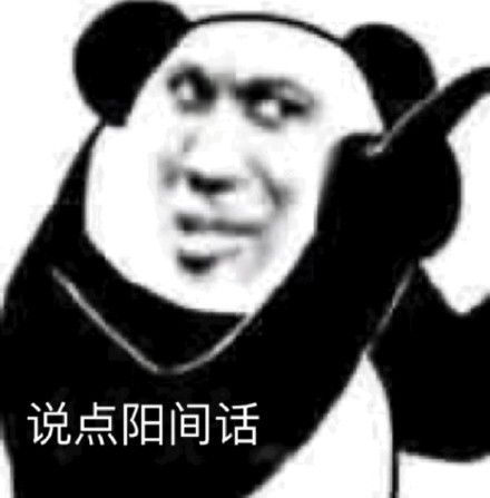 搞笑带字熊猫头斗图表情包