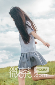 长发日系小圆脸美女微信高清图片