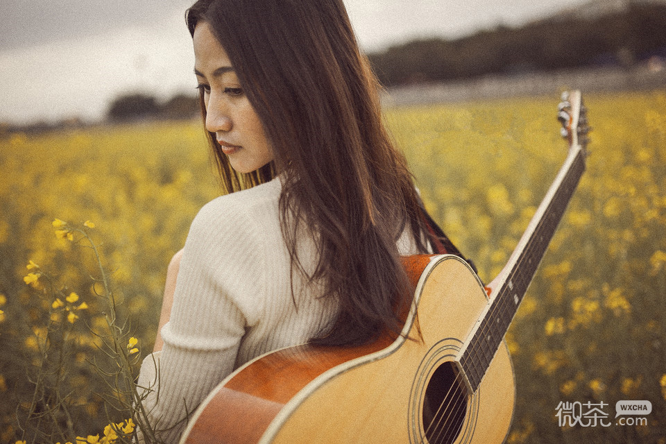 森系女生小清新治愈系图片 爱情已收局了，你的心也渐远了