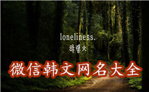 韩文