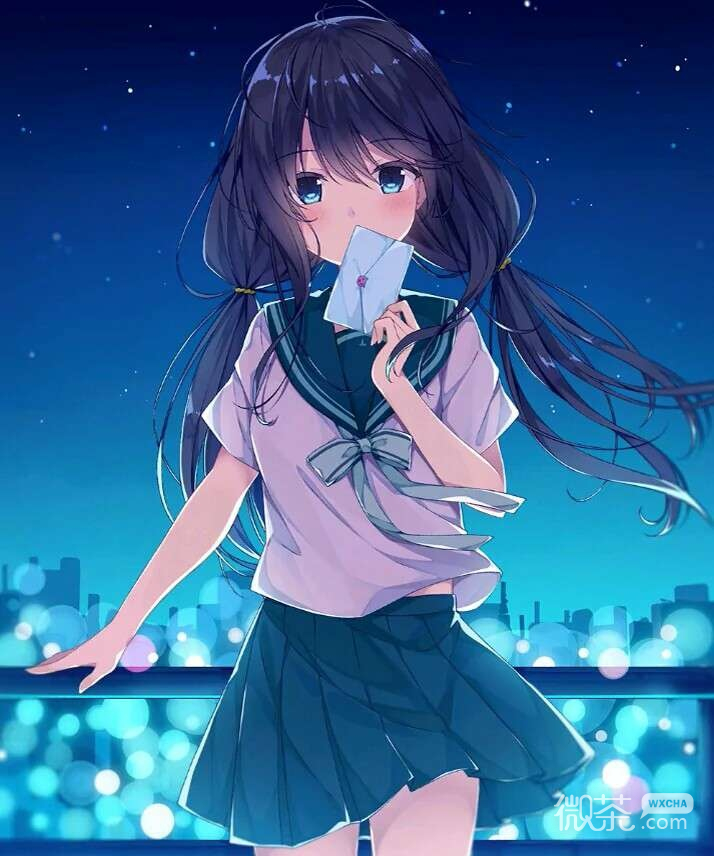 可爱二次元微信女生图片