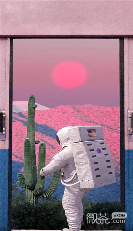 个性唯美太空精选微信背景图