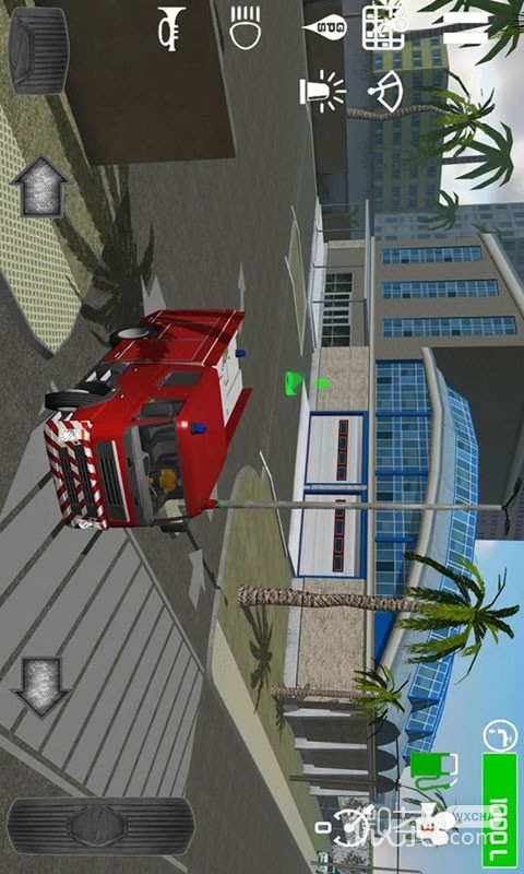 消防车救火模拟器
