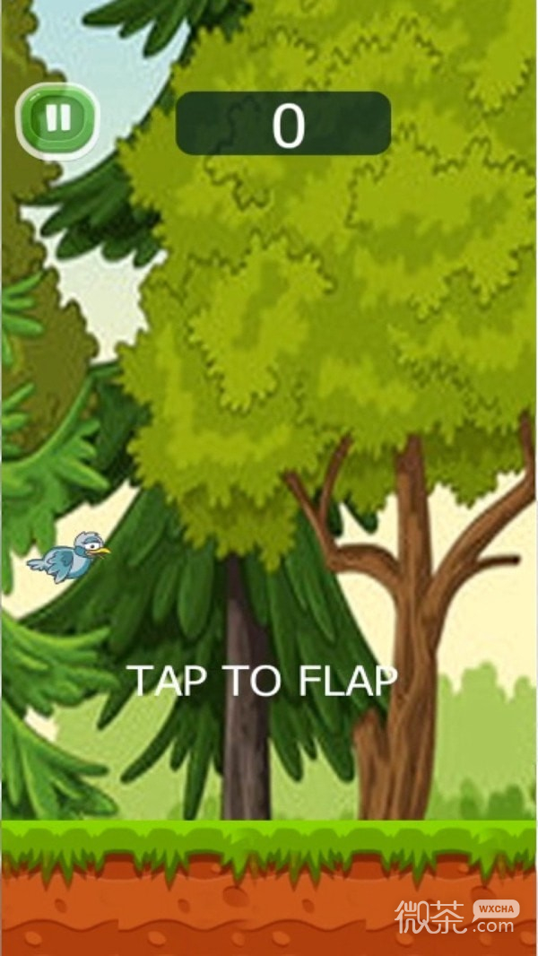 小鸟飞往森林游戏