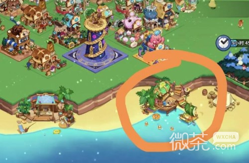 《冲呀饼干人王国》海滩交易所位置一览