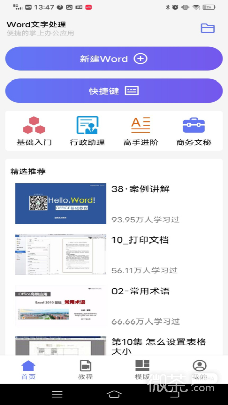Word文字处理