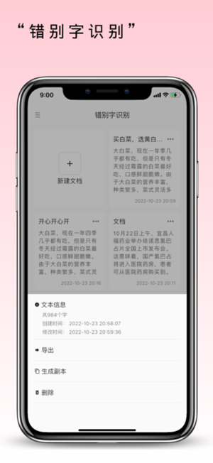 错别字识别