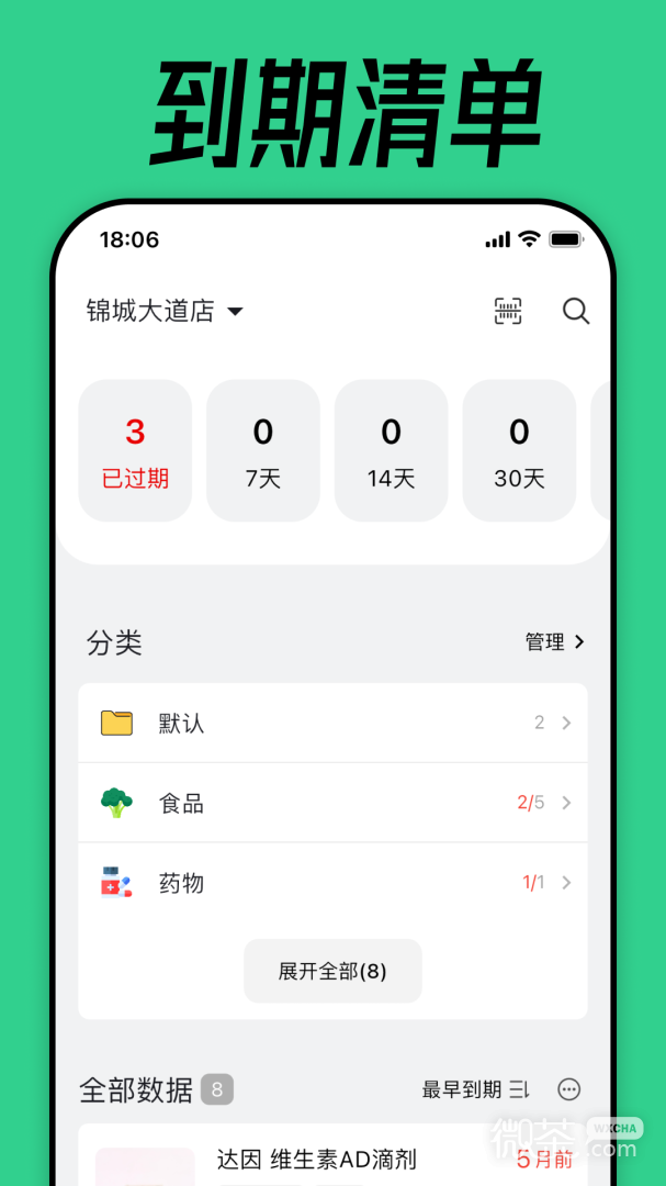 到期清单