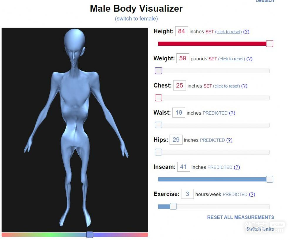 bodyvisualizer人体可视化仪