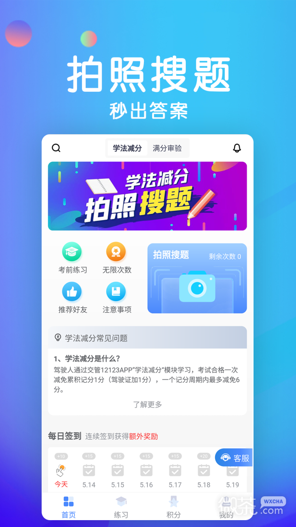 学法减分