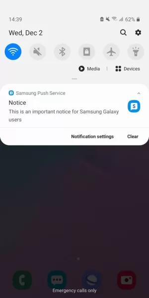 Samsung Push Service