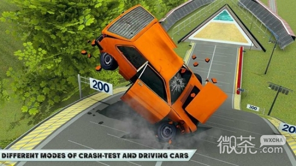 Car accident driving simulator