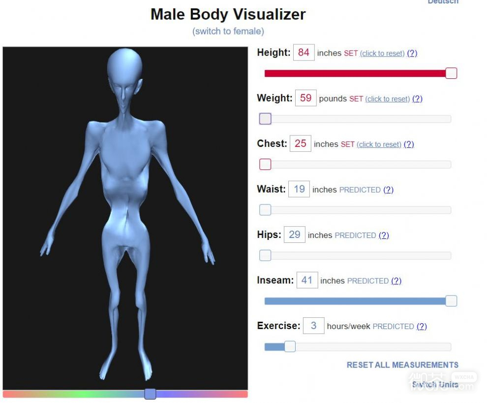 bodyvisualizer(身体模型)