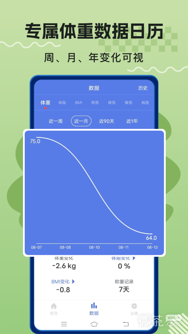 体重记录打卡