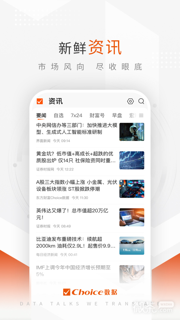Choice數據截圖2