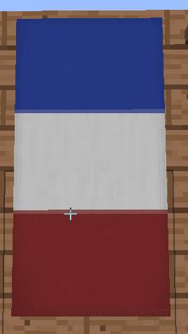《我的世界》法国国旗制作方法
