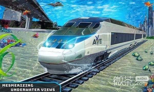 Under Water Train Driving