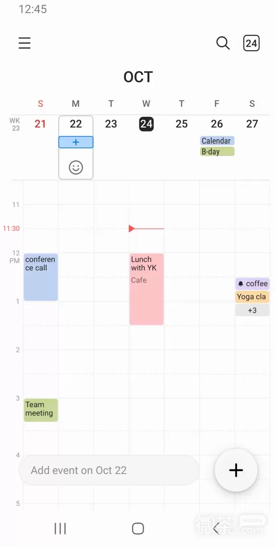 Samsung Calendar