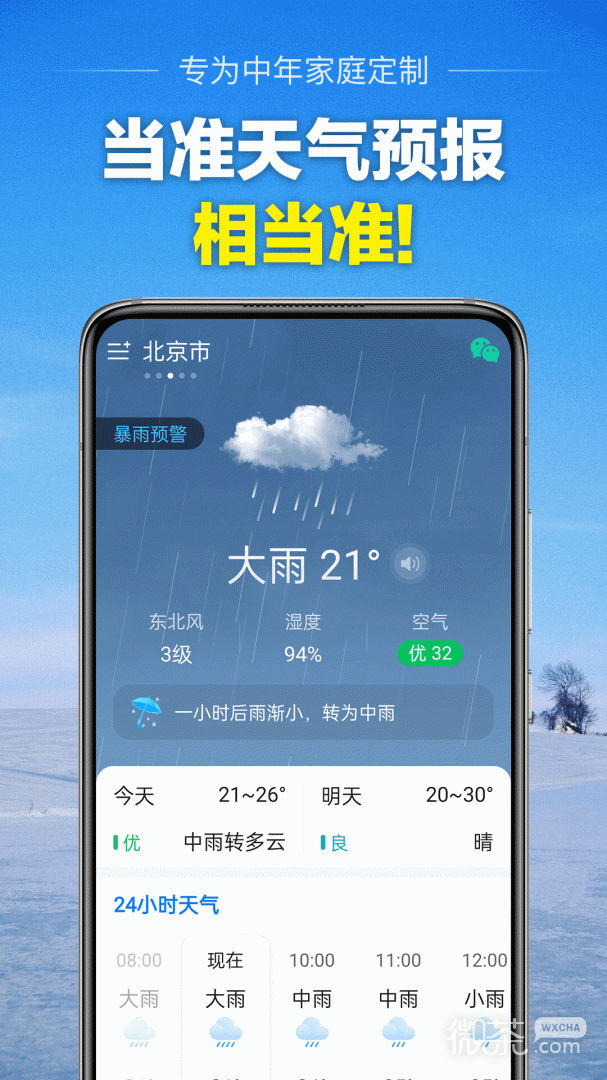 当准天气