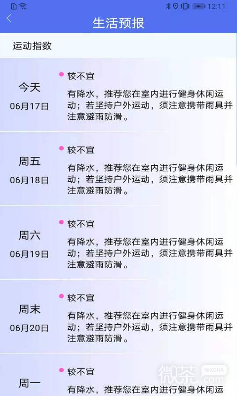 趣味天气预报