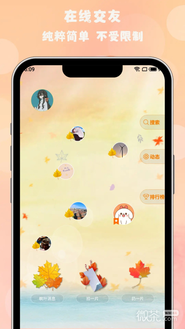 枫叶漂流瓶