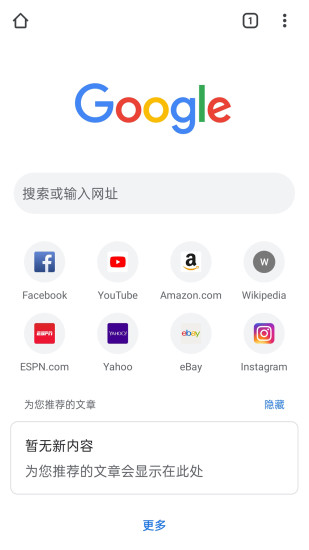 Google Chorm浏览器中文版