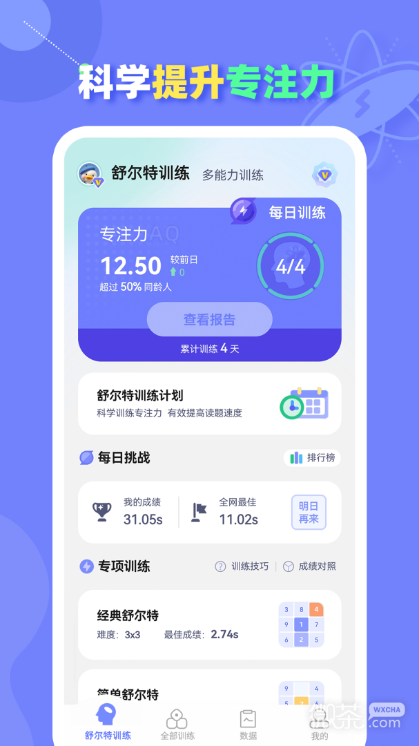 舒尔特方格训练