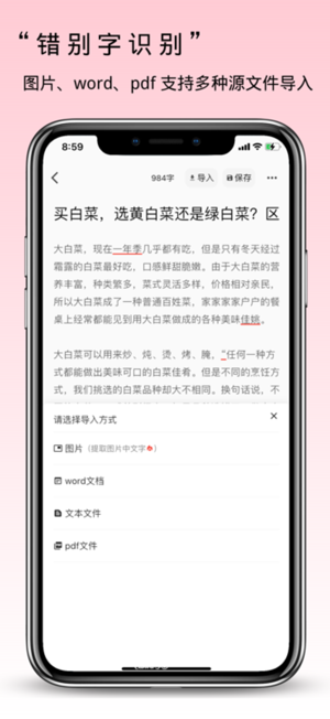 错别字识别